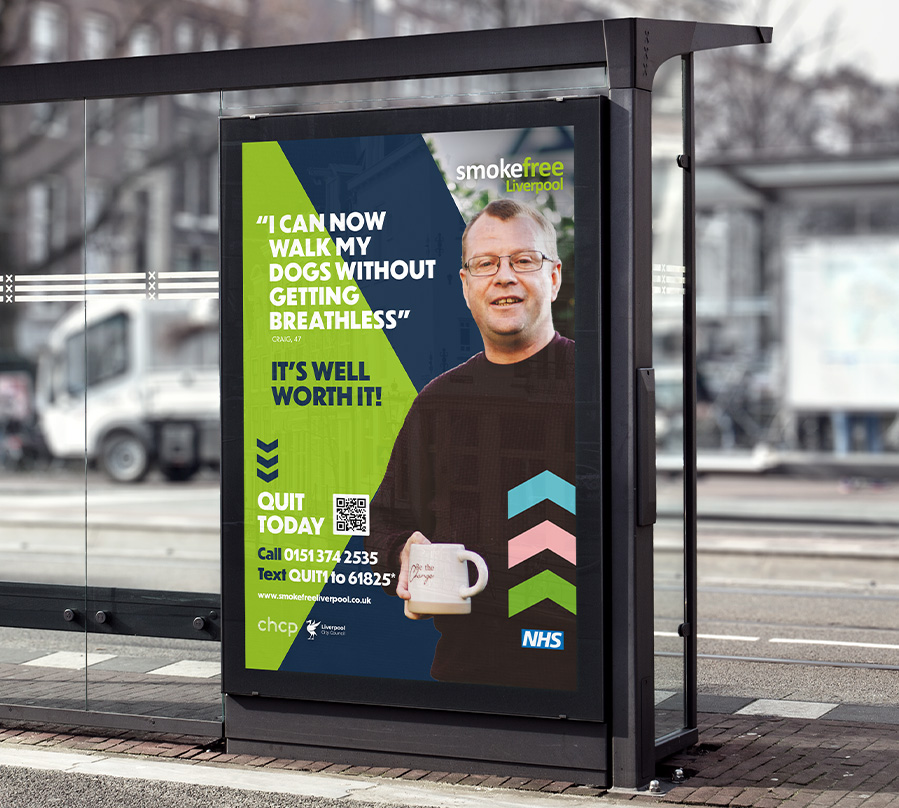 Turning real-life quit stories into city-wide inspiration for a healthier Liverpool